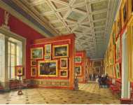 Premazzi Luigi Interiors of the New Hermitage. The Room of French Art - Hermitage
